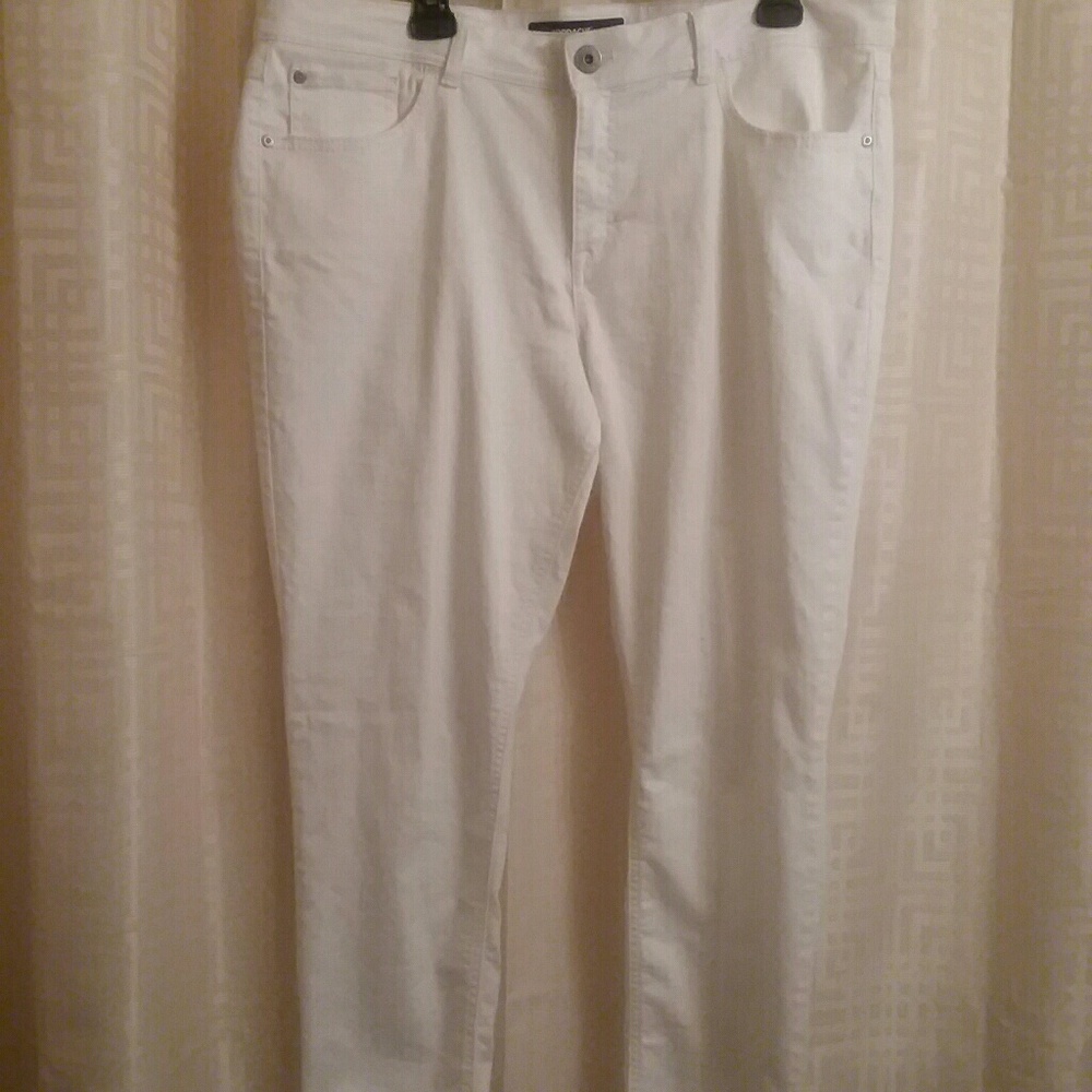 White ladies jeans